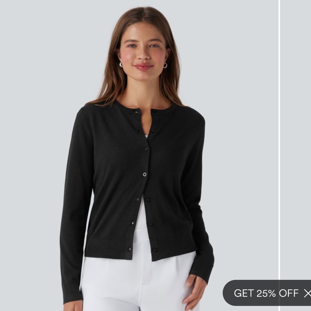 Halara Black Cardigan S